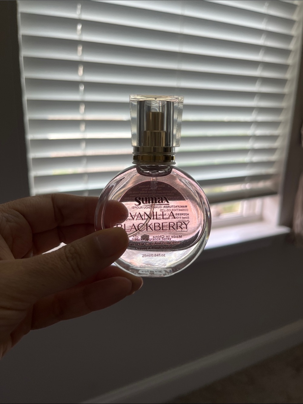 Sumax Vanilla Blackberry Fragrance Spray - Light Pink Bottle never used - Picture 2 of 5